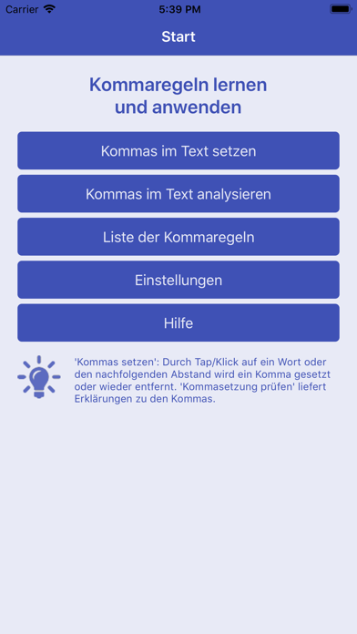 Kommaregeln Deutsch Screenshot