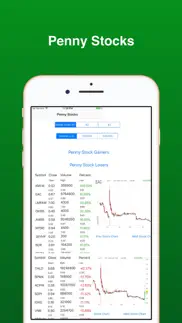 penny stocks -gainers & losers iphone screenshot 1