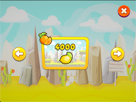 Smart Turtle Fruit Runing Game iPad screenshot