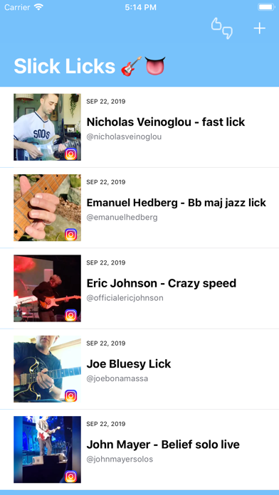 Screenshot #1 pour Slick Licks