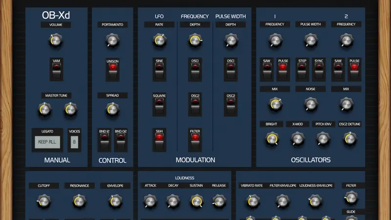 OB-Xd AUv3 Synth screenshot 1 of 1
