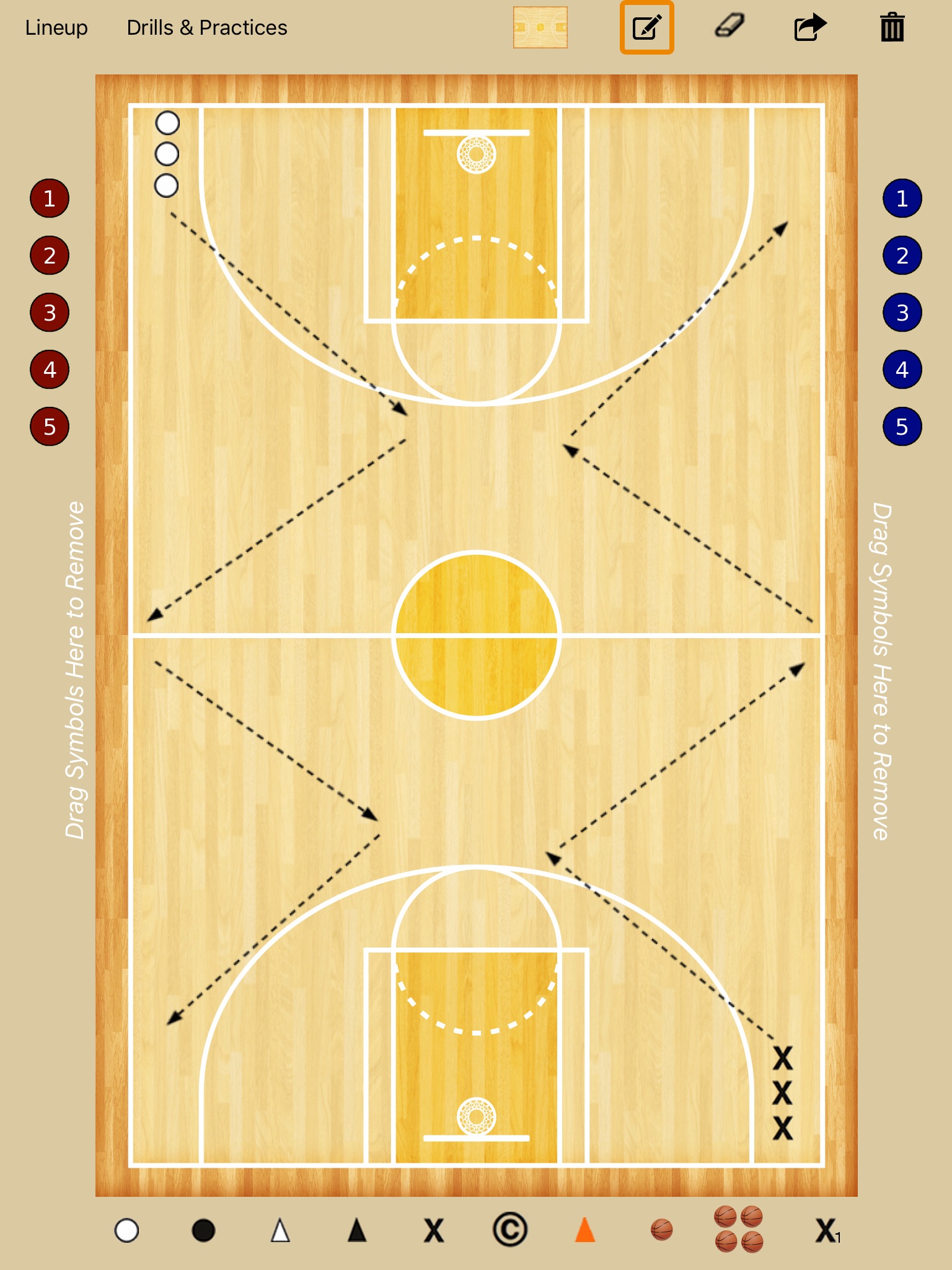 Basketball ClipPad screenshot 2