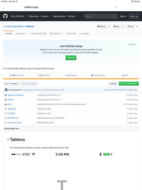 Screenshot #5 pour Tabless