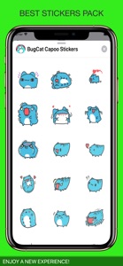 BugCat Capoo Stickers screenshot #3 for iPhone