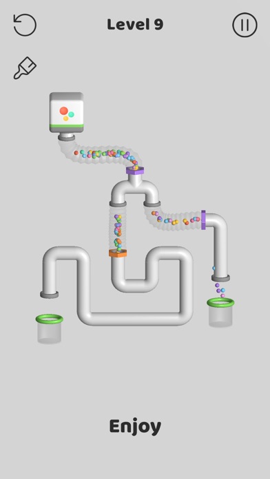 screenshot of Ball Pipes 4