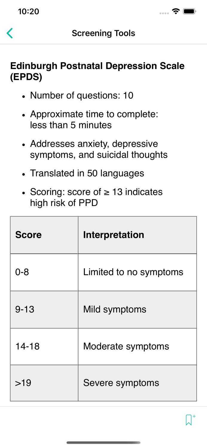 APGO Perinatal Depression