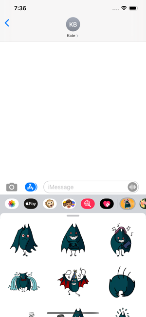 Funny Bat Stickers HD