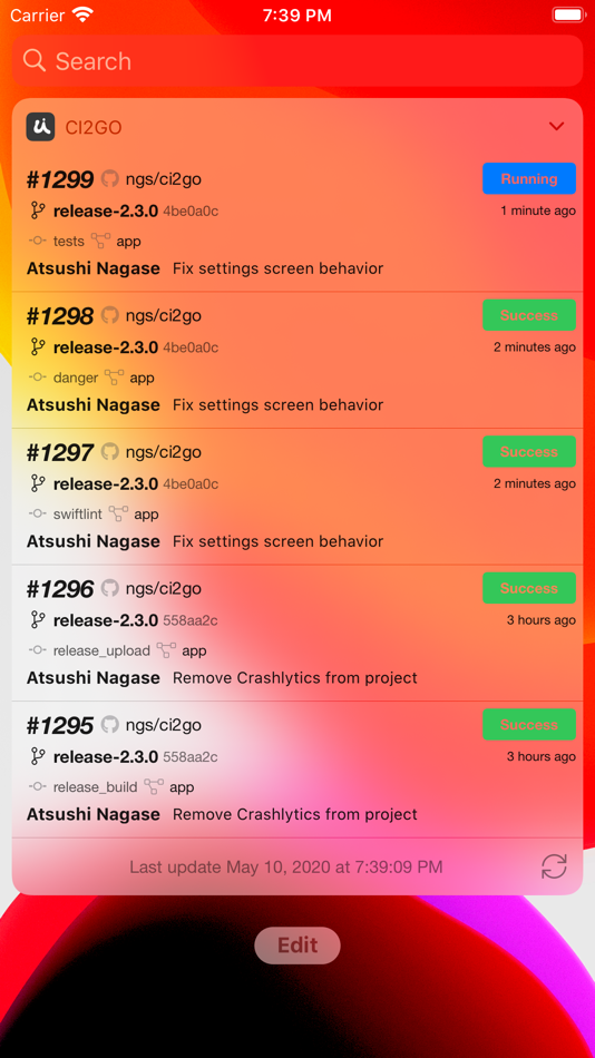 #7. CI2Go The CircleCI Client (macOS) 由: LittleApps Inc.
