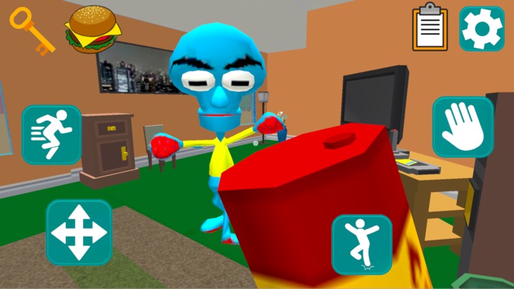 Squid Escape. Sponge's Friend