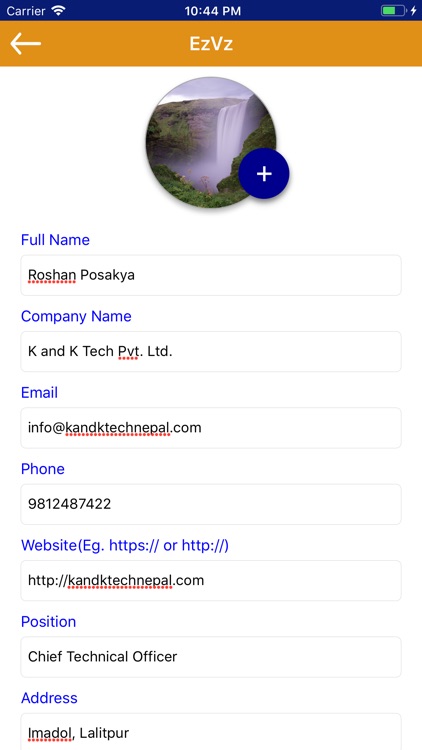 EzVz - Business Visiting card screenshot-5
