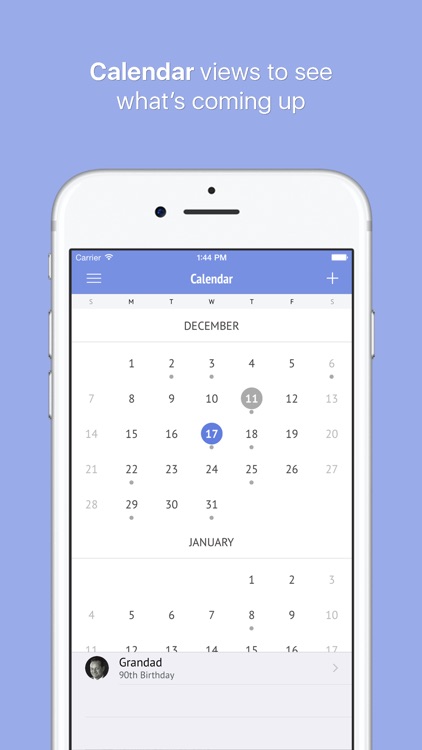 Occasions+: Birthday Reminder