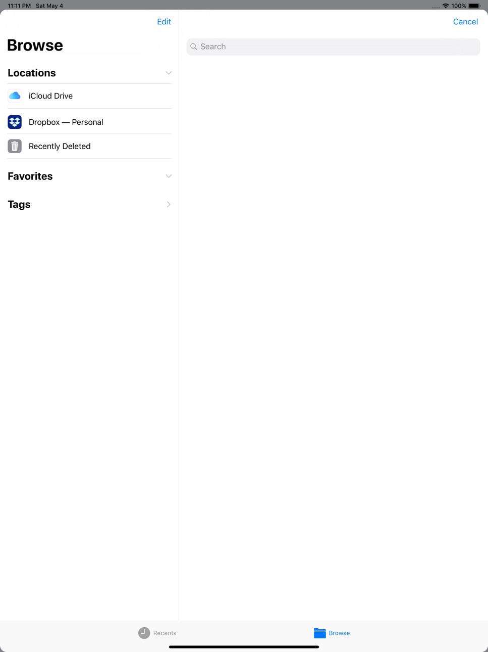 iPad screenshot