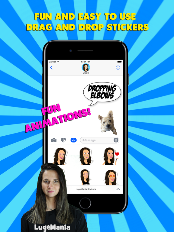 Screenshot #6 pour LugeMania Stickers