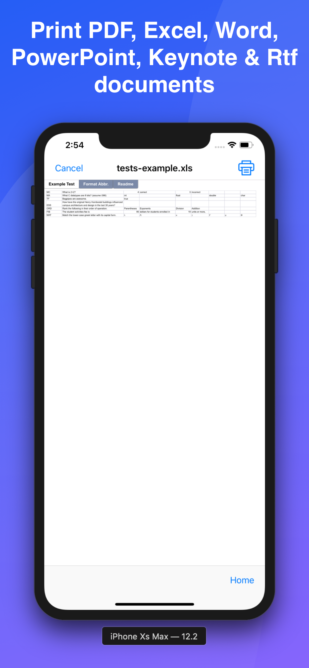 iPrint Printer for AirPrint