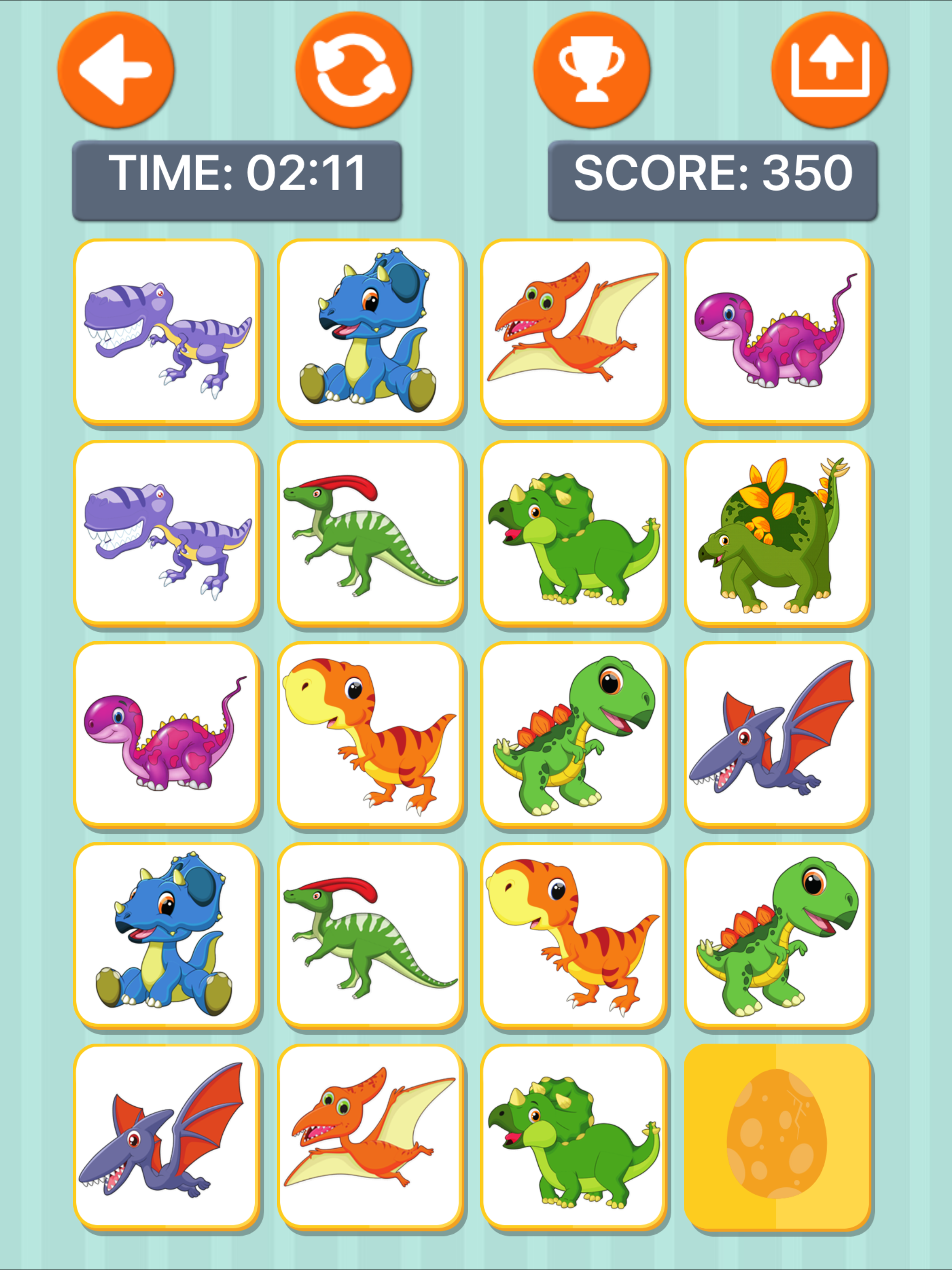 Dinosaur Memory Games for Kids screenshot 16