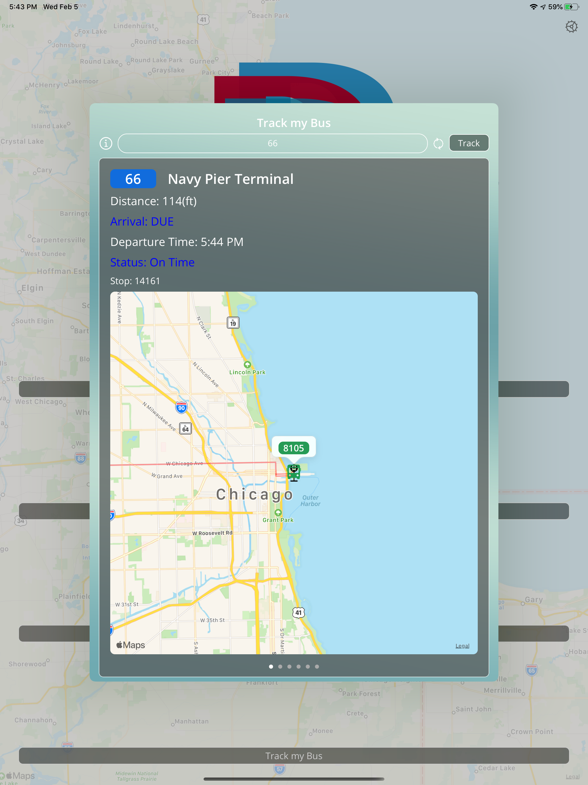 Chicago Transit Planner screenshot 16