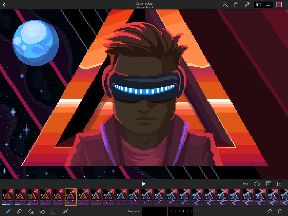 #1. Pixaki 3 (Legacy) (iOS) 由: Rizer Creative Ltd