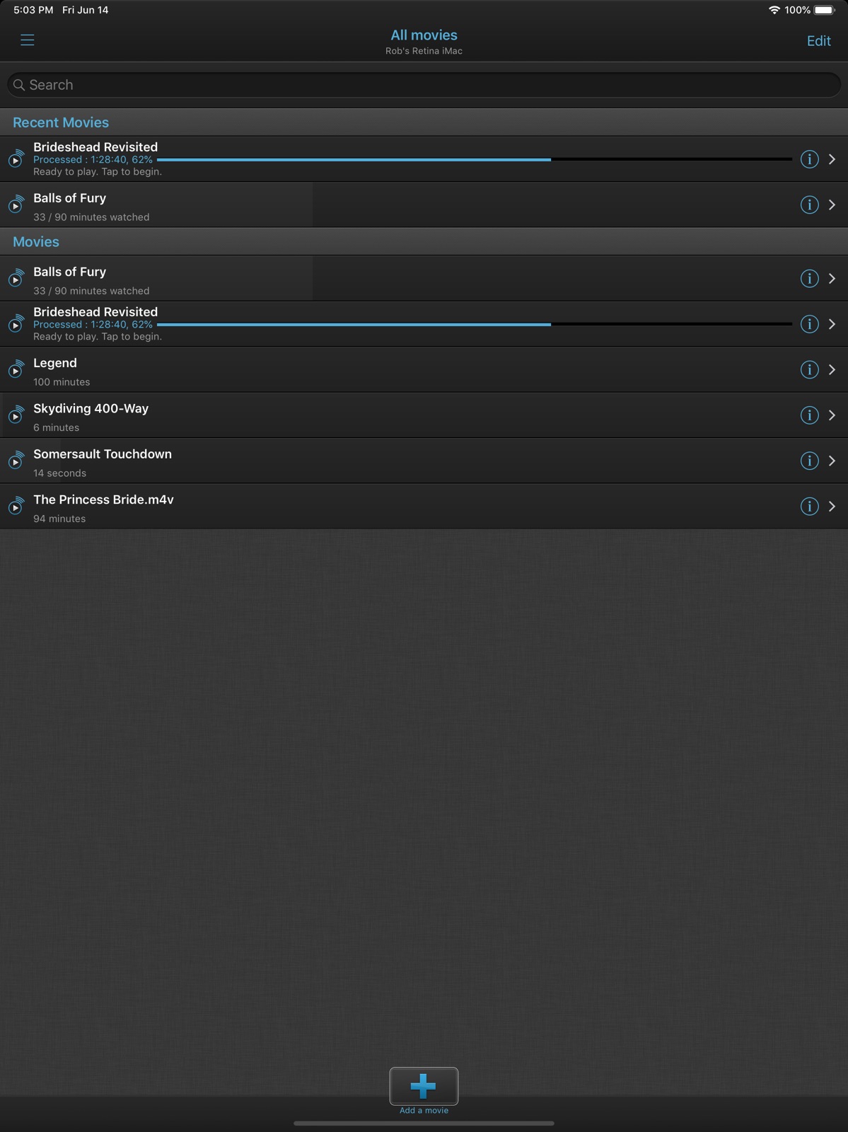 VLC Streamer Pro ipad screenshot 1