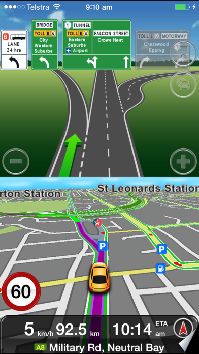 MetroView GPS Navigation Screenshot