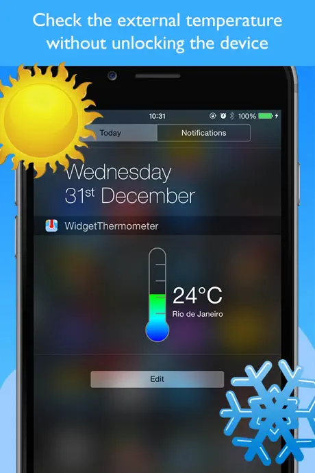 Widget Thermometer ext room