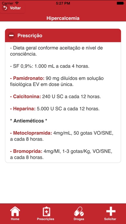 Prescrições Médicas Nefrologia