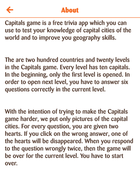 Screenshot #6 pour Jeu des Capitales