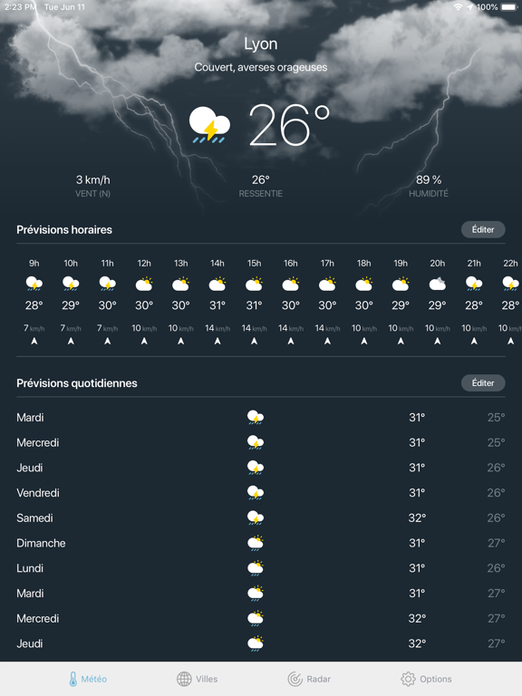 Screenshot #5 pour Météo Pro ·