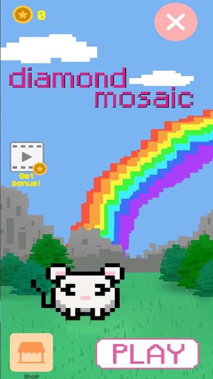 Dimond Mosaic Pixel Art