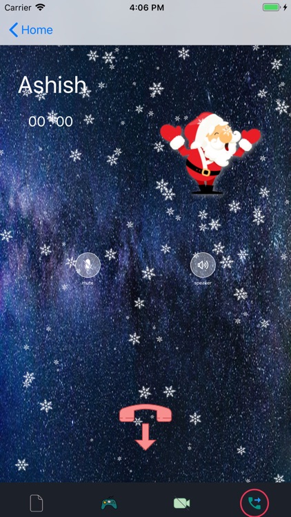 Santa Fake Video Audio Call screenshot-4