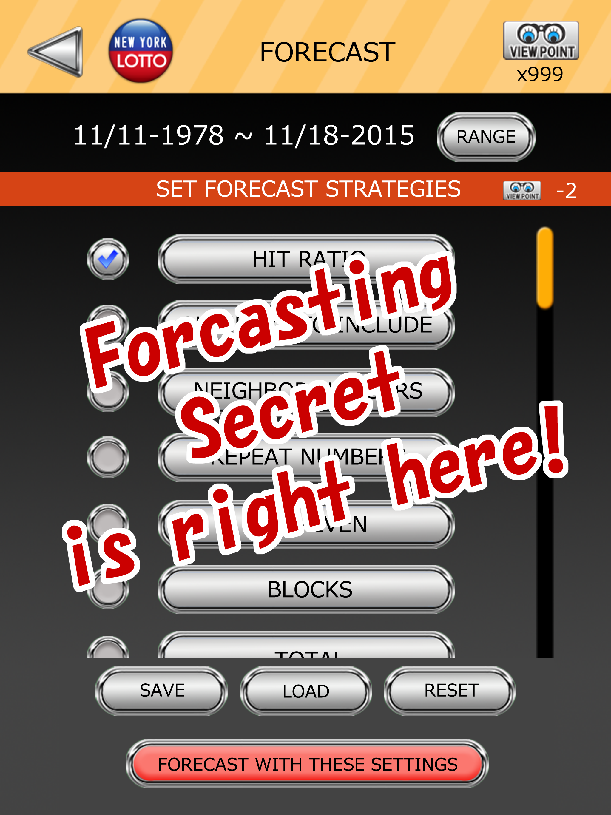 NY LOTTO SCIENTIFIC FORECAST
