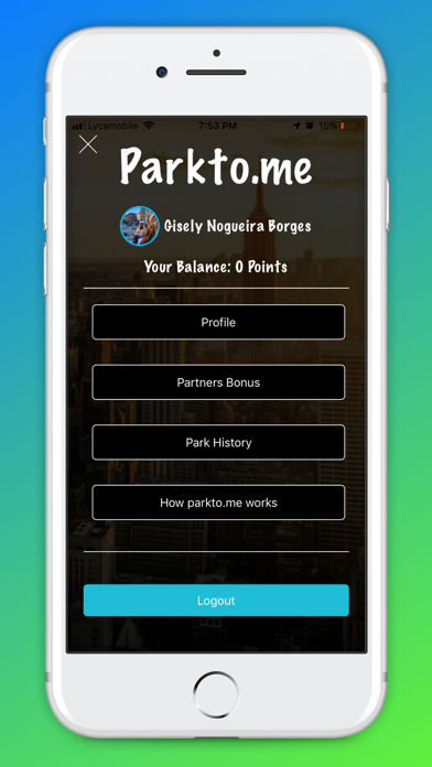 Parkto.me app screenshot 2