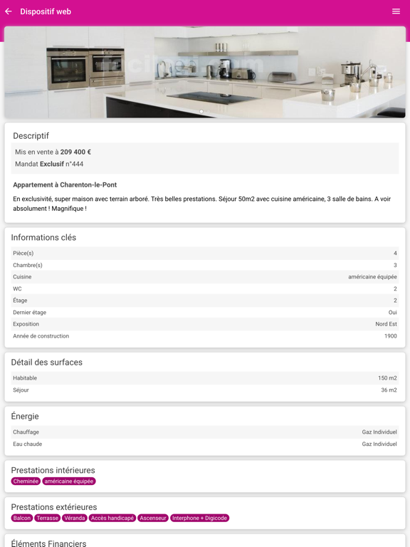 Screenshot #5 pour Espace Propriétaire