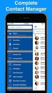 a2z contacts - group text app iphone screenshot 1