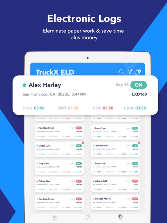 TruckX Fleet iPad screenshot 1 - Business app