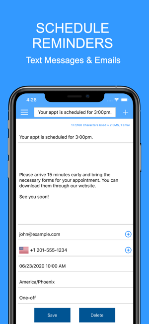 Reminderbase - SMS Scheduler