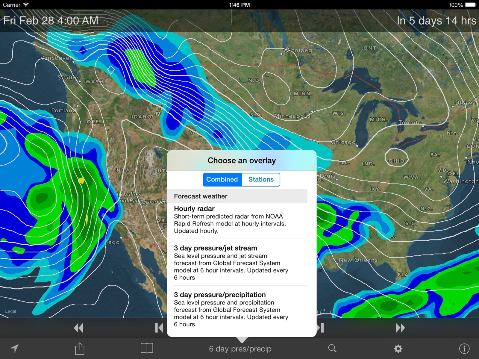 NOAA Dual Radar ipad screenshot 4