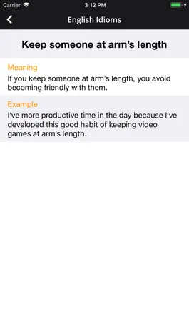 Game screenshot English idioms in use apk