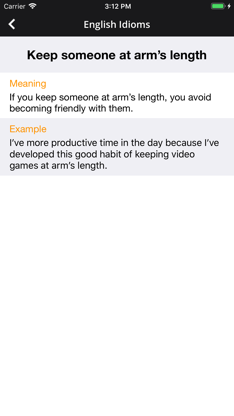 English idioms in use screenshot 2