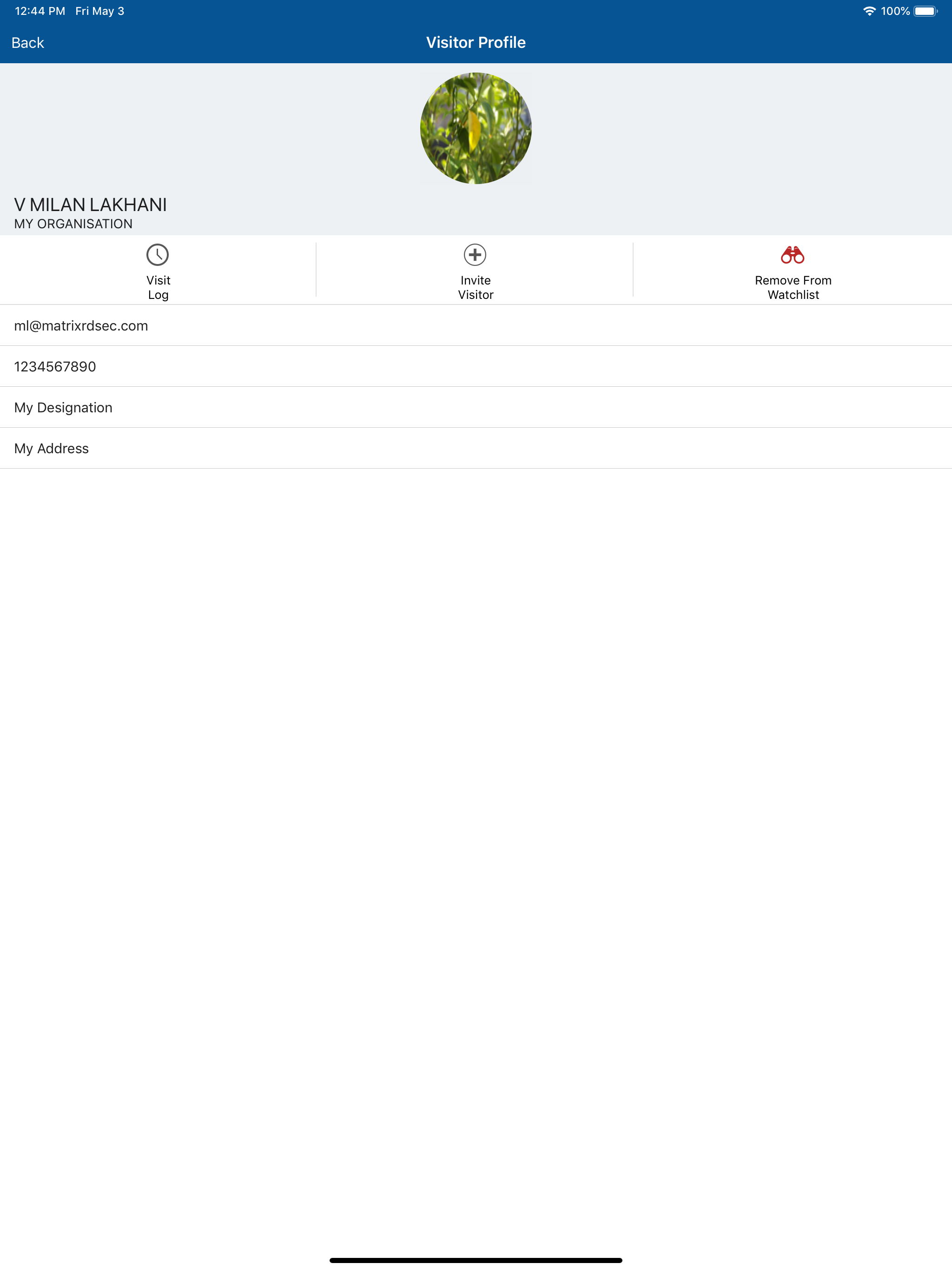 COSEC VMS screenshot 11