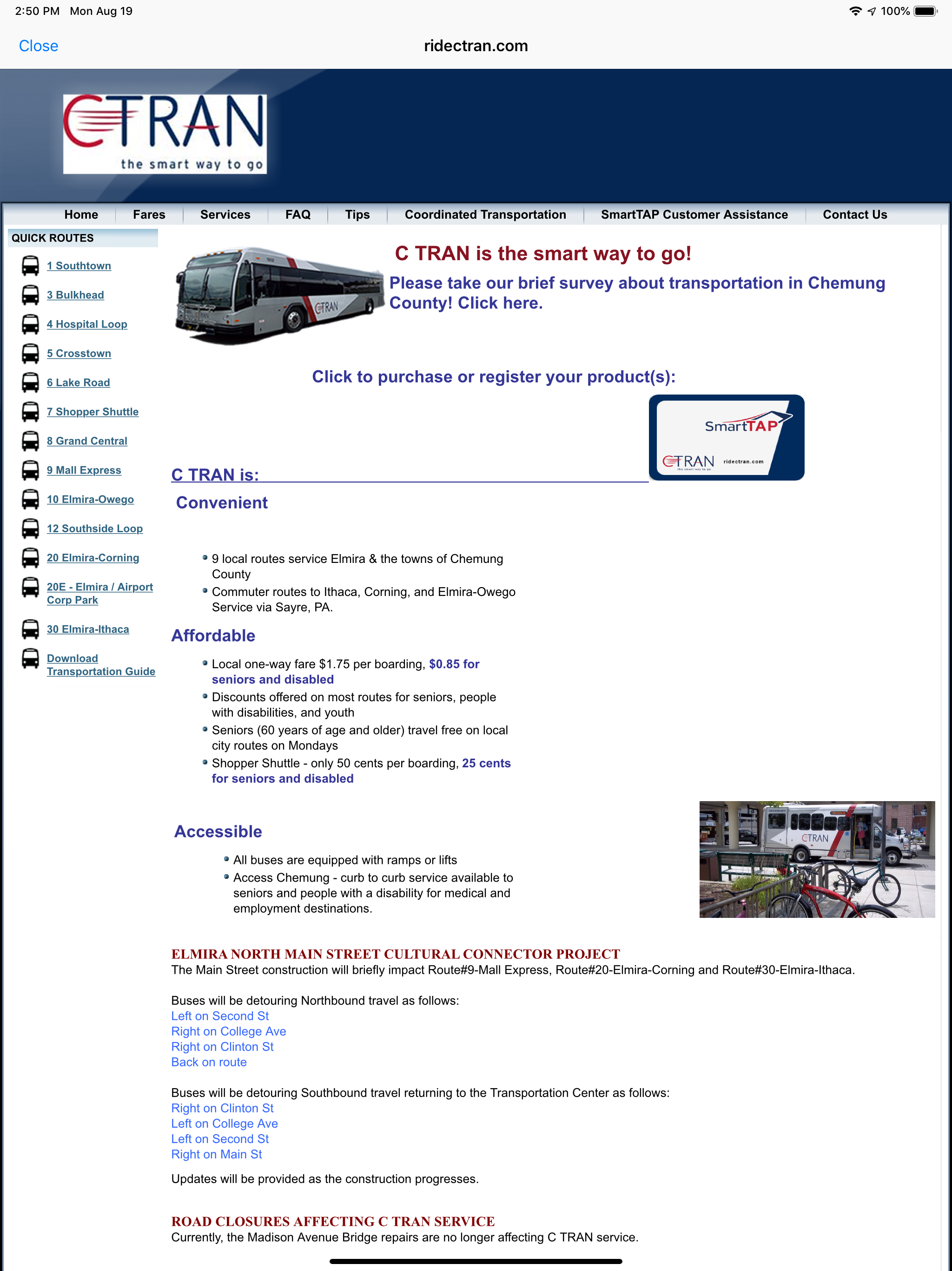 Ride C TRAN screenshot 8