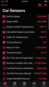 KIA OBD App screenshot
