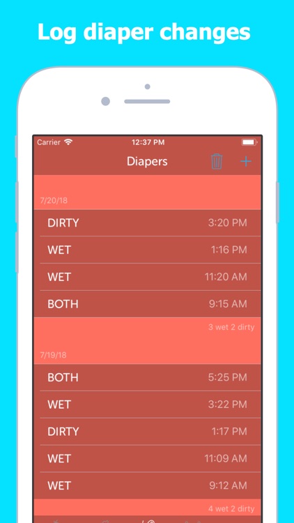 Baby Feeding Log screenshot-3