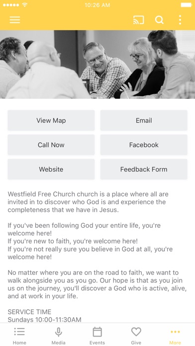 Westfield Church Screenshot