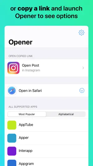 Opener ‒ open links in apps screenshot 3