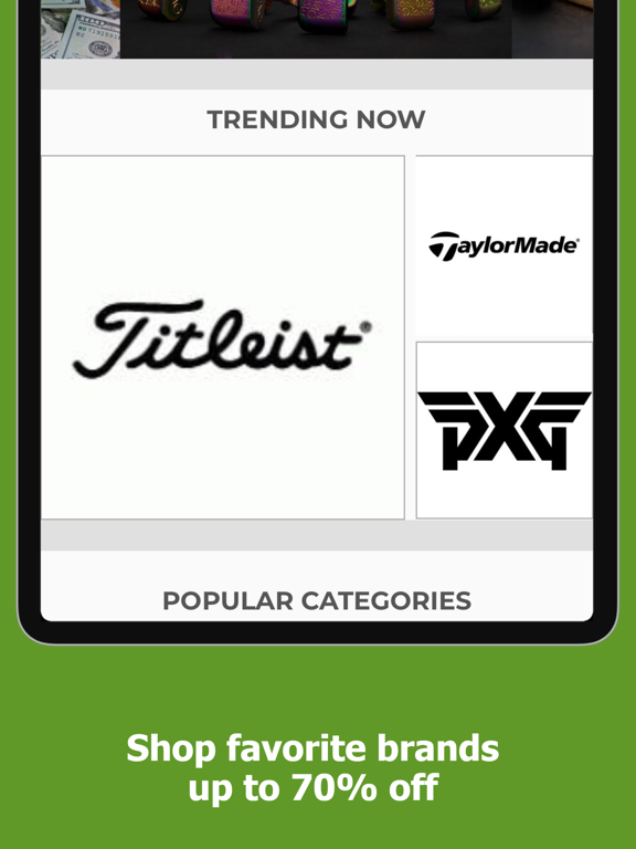 Mulligans iPad screenshot 2 - Shopping app