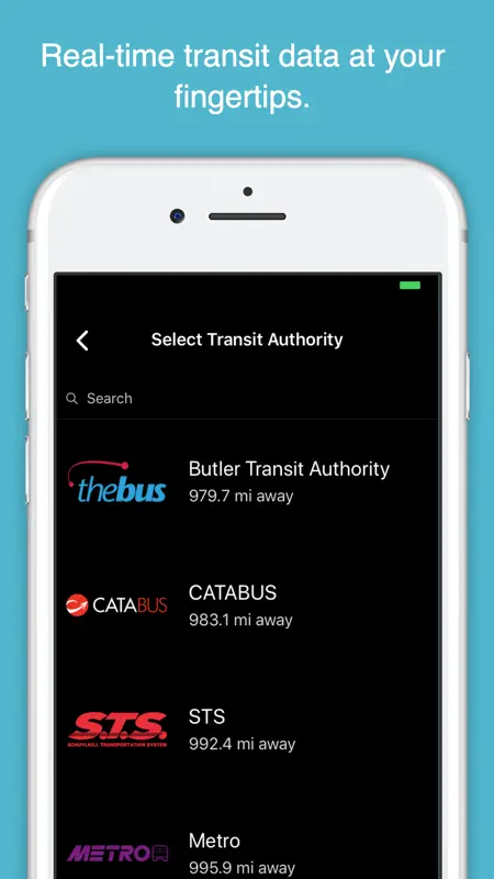 myStop Mobile screenshot 1 of 5