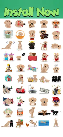 Game screenshot LabMoji - Labrador Emojis hack