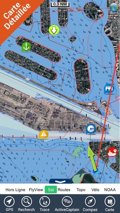 Screenshot #1 pour Mer Méditerranée GPS HD cartes