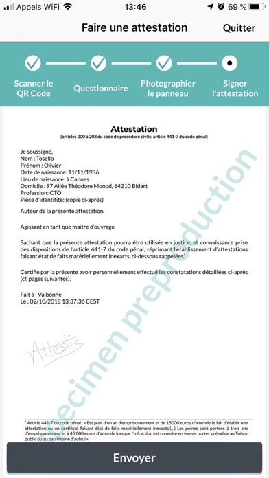 Attestis Screenshot