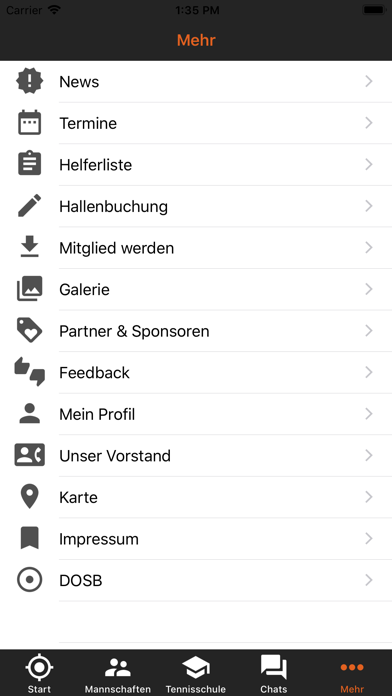 Tennisclub SW Bad Dürkheim Screenshot